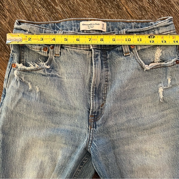 Abercrombie & Fitch Distressed Skinny High Rise Jeans Size 28 / 6s - Picture 5 of 15
